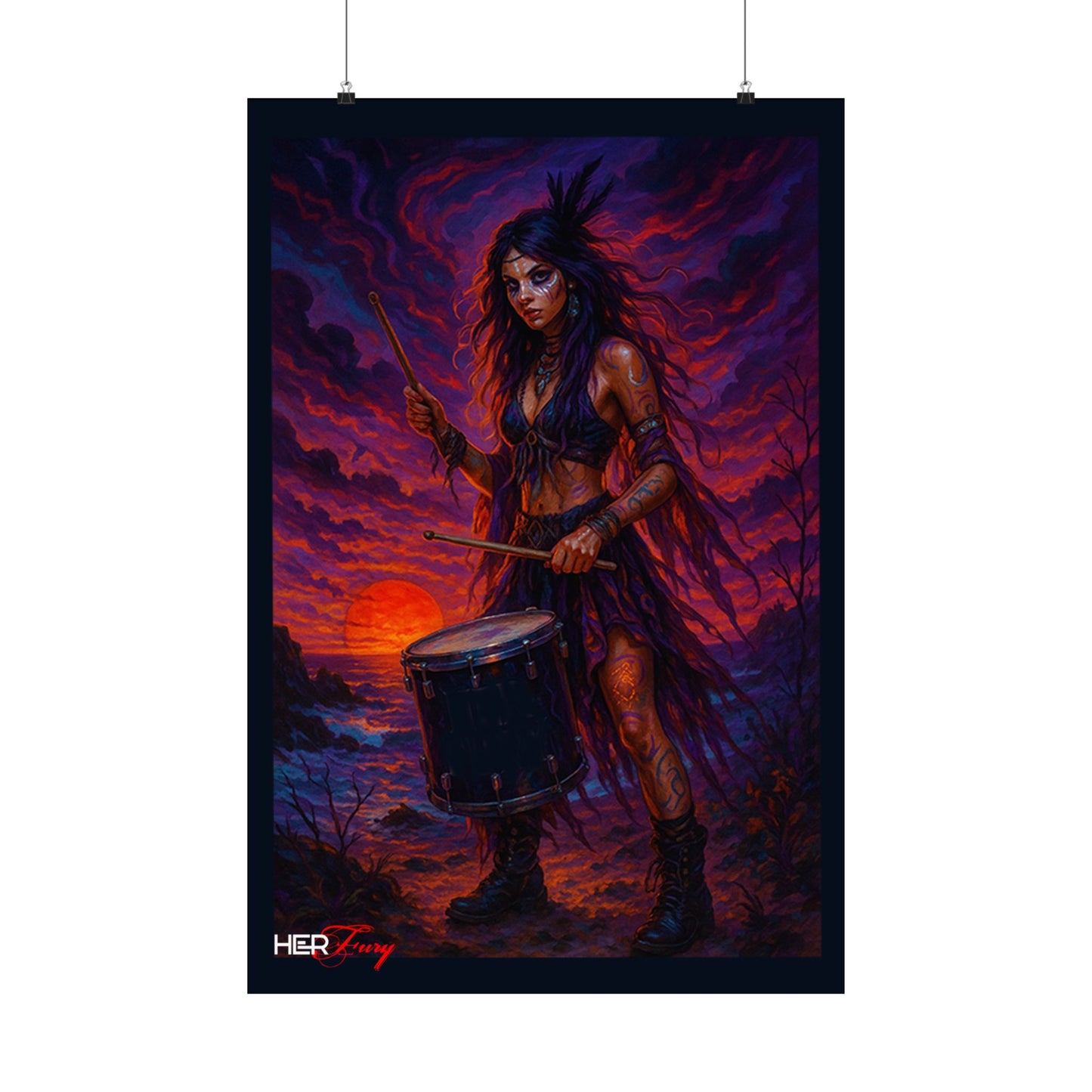 HER FURY Vertical Poster