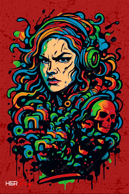 HER FURY Vertical Poster