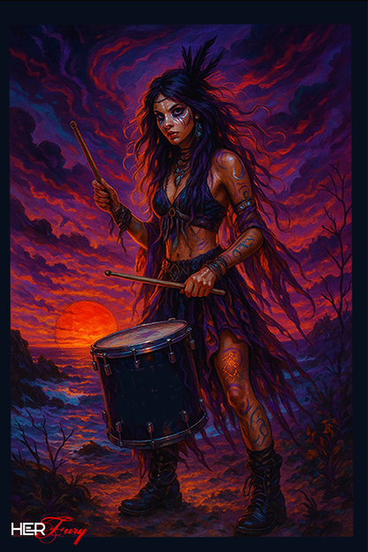 HER FURY Vertical Poster