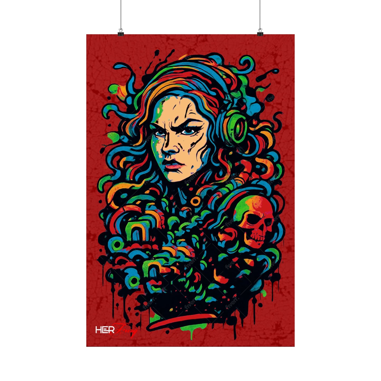 HER FURY Vertical Poster