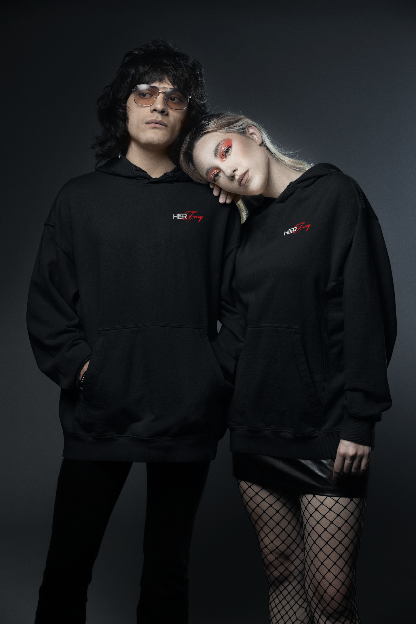 HER FURY Black Hoodie